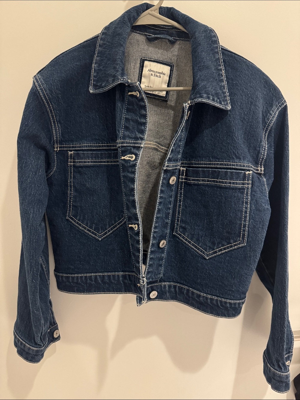 Abercrombie & Fitch Indigo Denim Trucker Jacket